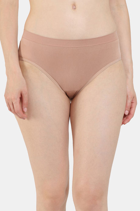 Zivame Medium Rise Full Coverage Seamless Hipster Panty (Pack of 3) - Multicolor — image 2